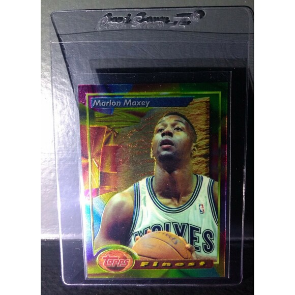 1993-94 Topps Finest Marlon Maxey #185 Basketball Card - Picture 1 of 2